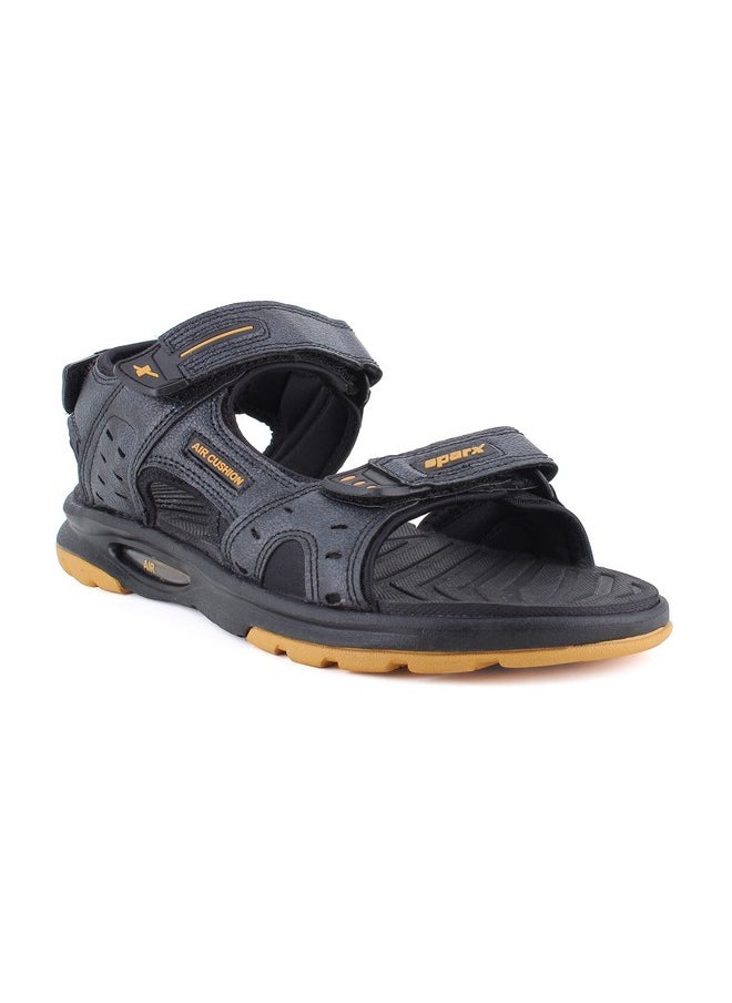 Sparx mens SS 588 | Latest, Daily Use, Stylish Floaters | Gold Sport Sandal - 6 UK (SS 588)