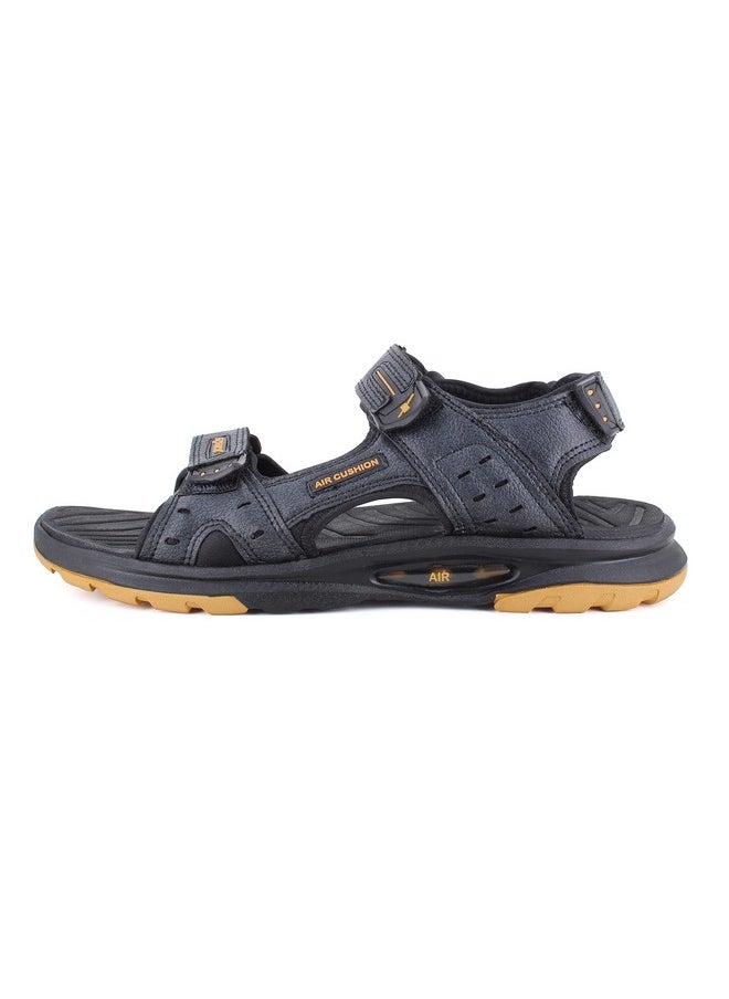 Sparx mens SS 588 | Latest, Daily Use, Stylish Floaters | Gold Sport Sandal - 6 UK (SS 588)