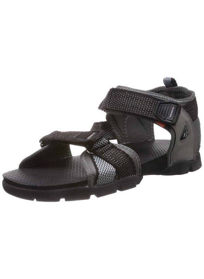 Sparx mens SS 105 | Latest, Daily Use, Stylish Floaters | Grey Sport Sandal - 8 UK (SS 105)