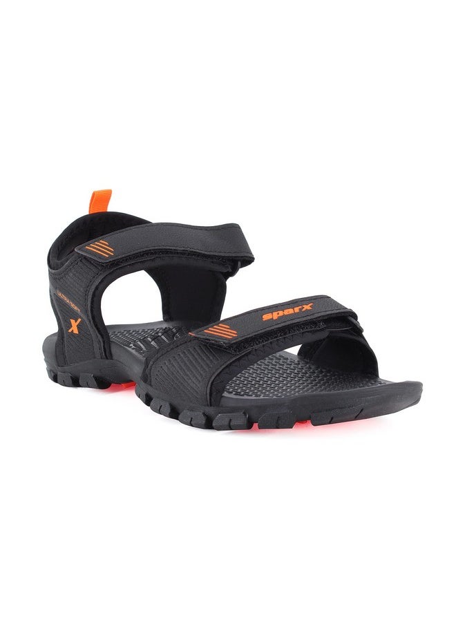 Sparx mens SS 561 | Latest, Daily Use, Stylish Floaters | Orange Sport Sandal - 6 UK (SS 561)