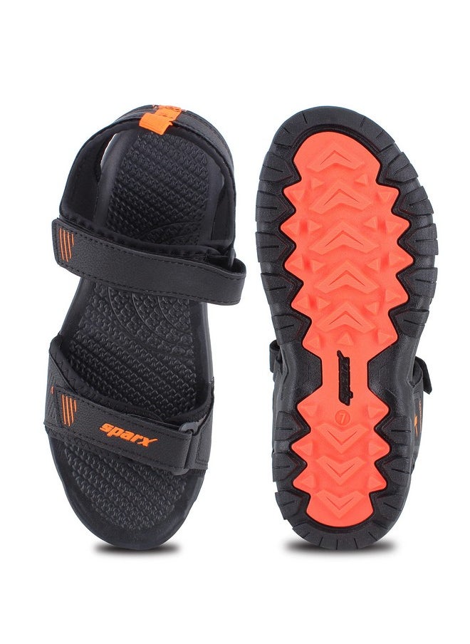 Sparx mens SS 561 | Latest, Daily Use, Stylish Floaters | Orange Sport Sandal - 6 UK (SS 561)