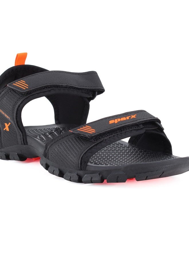 Sparx mens SS 561 | Latest, Daily Use, Stylish Floaters | Orange Sport Sandal - 6 UK (SS 561)
