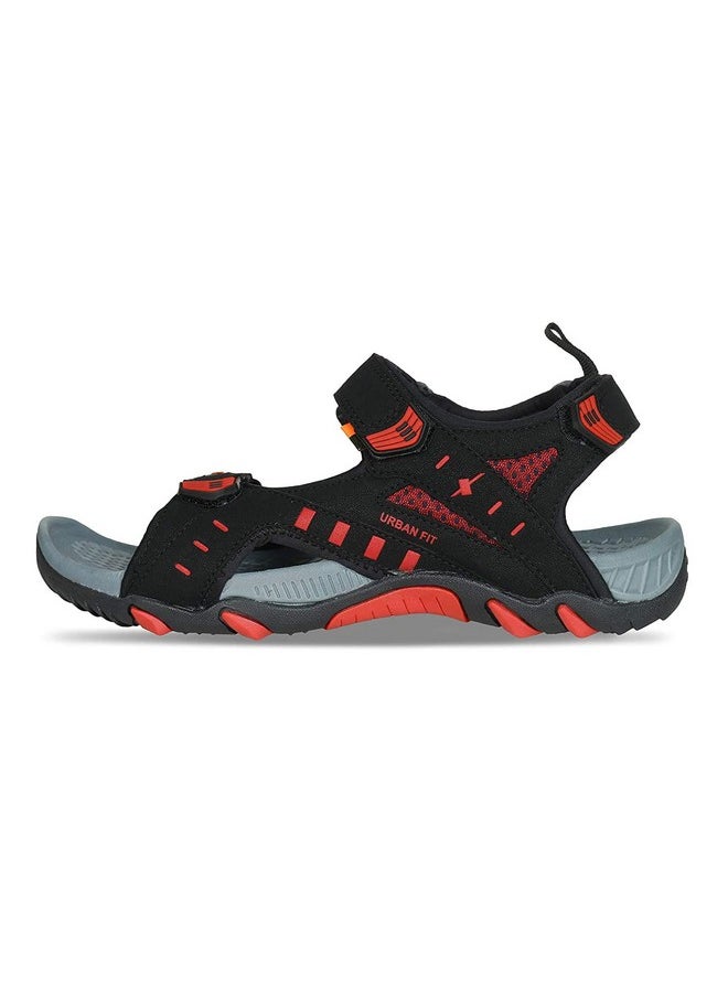 SPARX Men's Black Red Sport Sandal (SS-485)