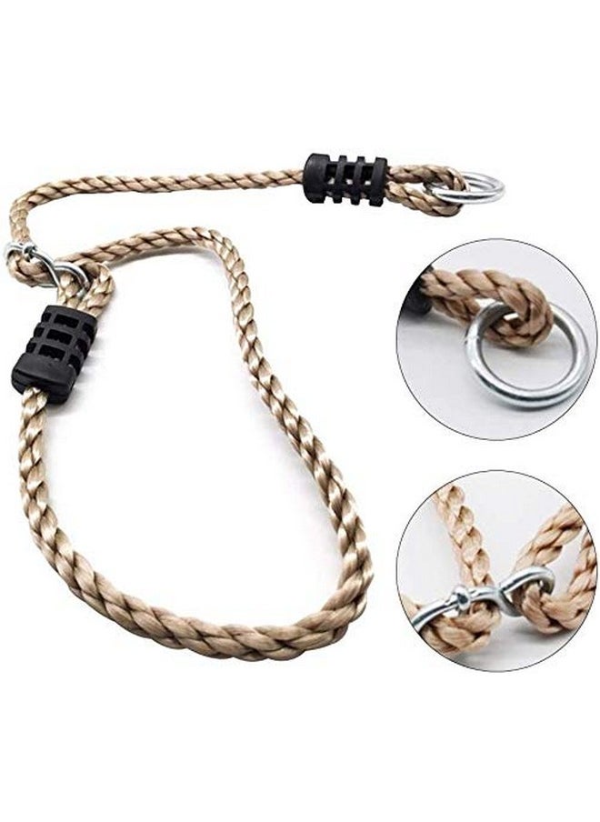 Toy Park Adjustable Climbing Nylon Rope for Outdoor Swings/Playground Set Accessories - 180 cm (6ft), 1 Carabiner Included (1)