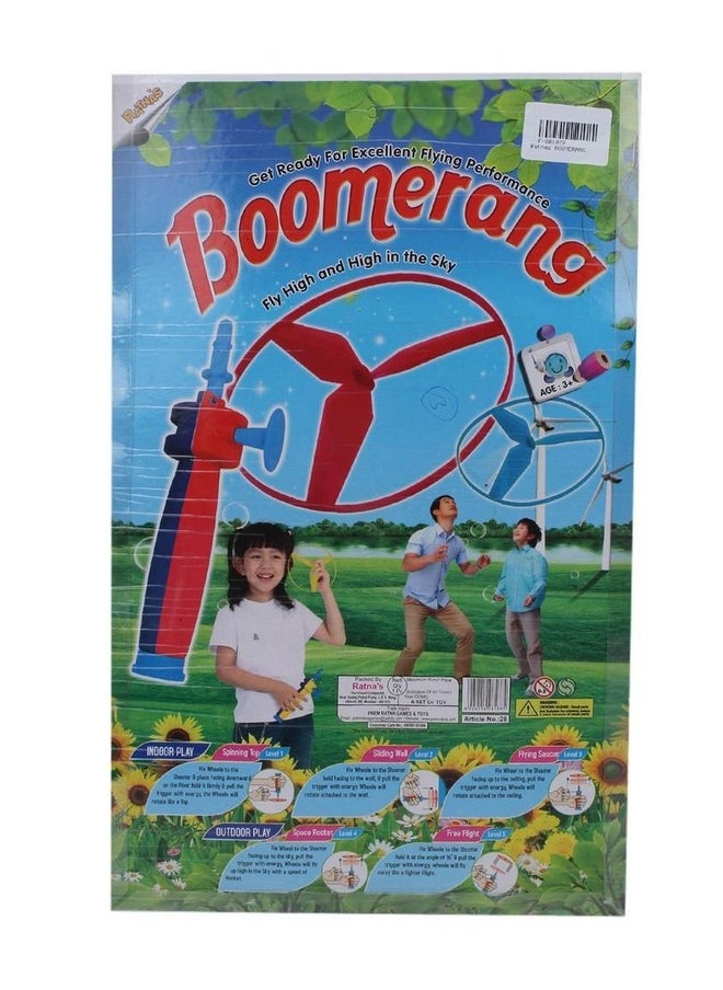 Ratna's Flying Rotor Boomerang for Kids To Make Their Playtime More Fun, Multicolor
