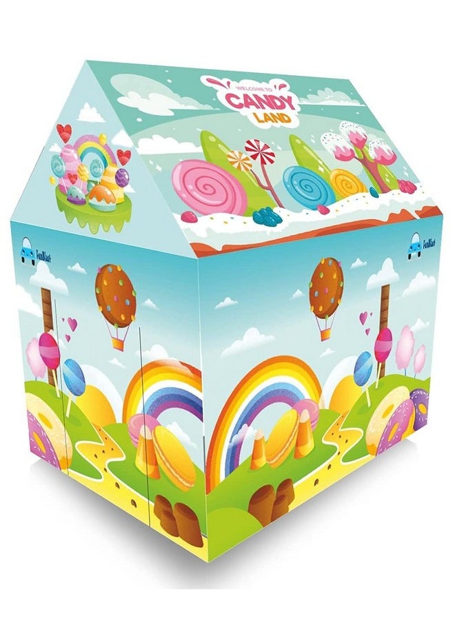 FunBlast Tent House for Kids - Sweet Candy House Play Tent House for Children, Pop Up Play Tens for Kids, Girls and Boys, Indoor and Outdoor Kids Tent House (Multicolor)