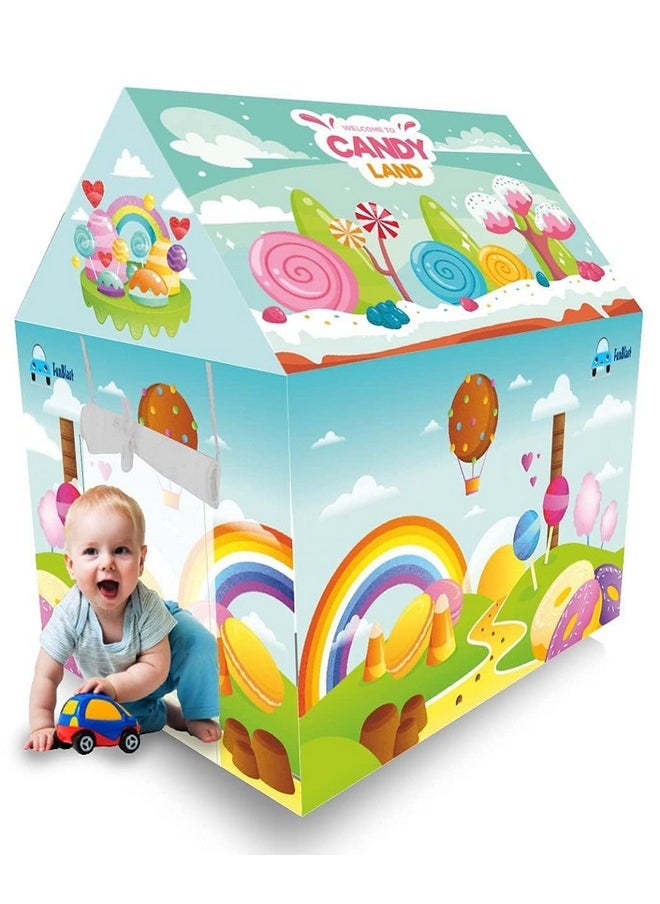 FunBlast Tent House for Kids - Sweet Candy House Play Tent House for Children, Pop Up Play Tens for Kids, Girls and Boys, Indoor and Outdoor Kids Tent House (Multicolor)