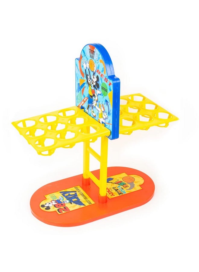 Ratna's Twin Arcade Basketball | Mickey & Friends Theme Tabletop Indoor Game for 2 Players, Age 5+