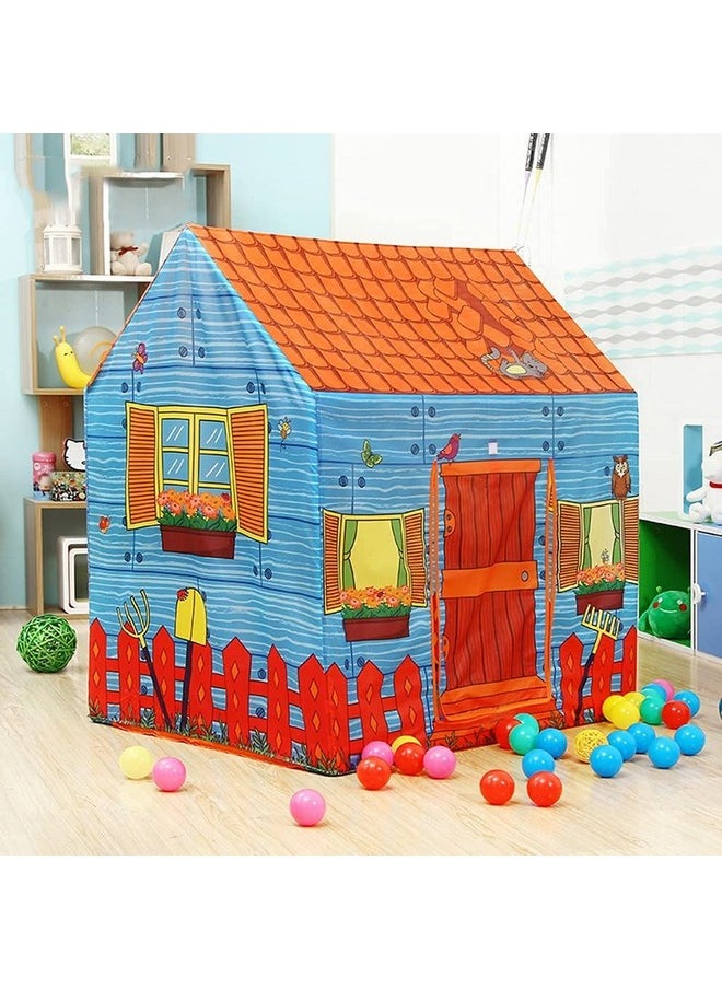 Toyshine Farm House Kids theme theme tent house Play Tent for kid Girls and Boys Playhouse - Multicolor