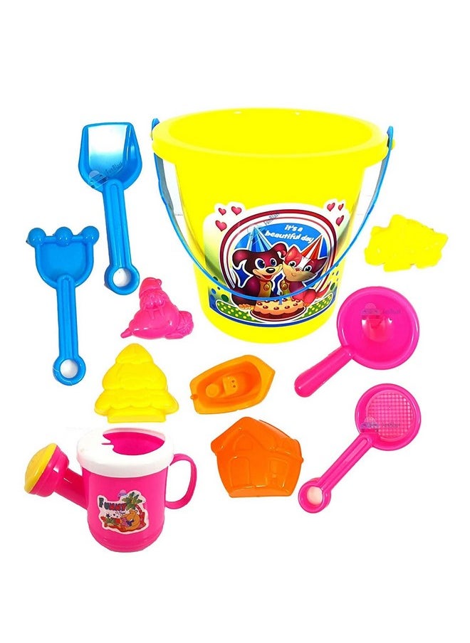 FunBlast Plastic Beach Castle Water Tools Toys Sand Game - Kids Beach Toys, Sand Toys for Kids -Multicolor