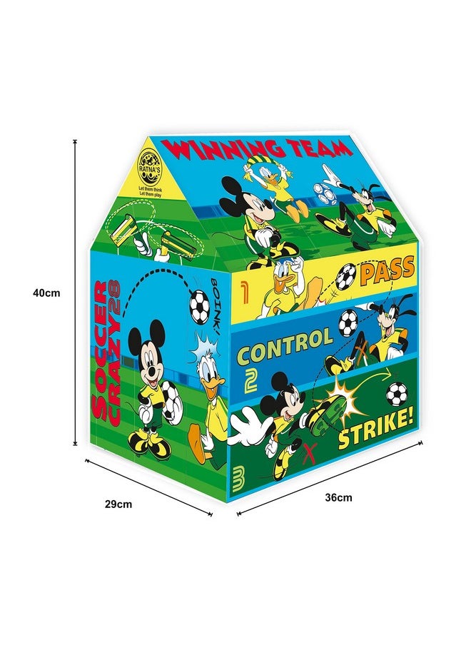 Ratna's My Colouring Hut Disney Marvel Play Tent (36 x 29 x 40 cm) DIY Kit Washable & Re-usable for Kids 3+ Years (Mickey Mouse & Friends)