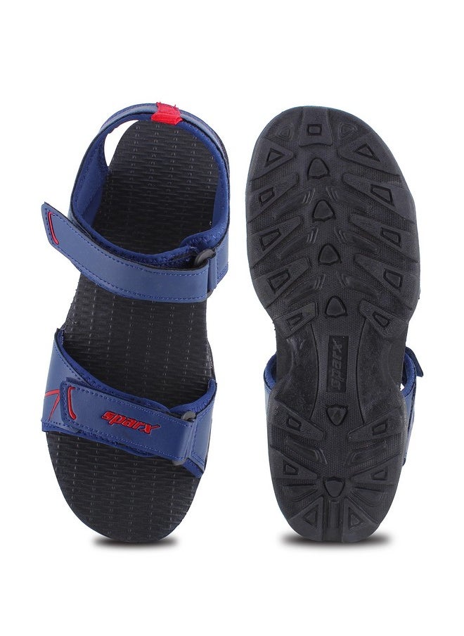 Sparx mens SS 713 | Latest, Daily Use, Stylish Floaters | Blue Sport Sandal - 10 UK (SS 713)