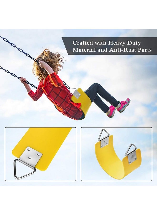 Toy park Commercial Grade Heavy Duty Swing seat | Heavy Duty Playground Swing Seats -Yellow