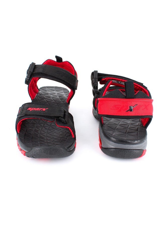 Sparx mens SS 520 | Latest, Daily Use, Stylish Floaters | Red Sport Sandal - 9 UK (SS 520)