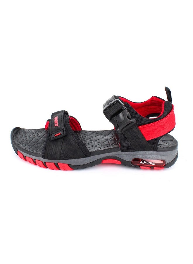 Sparx mens SS 520 | Latest, Daily Use, Stylish Floaters | Red Sport Sandal - 9 UK (SS 520)