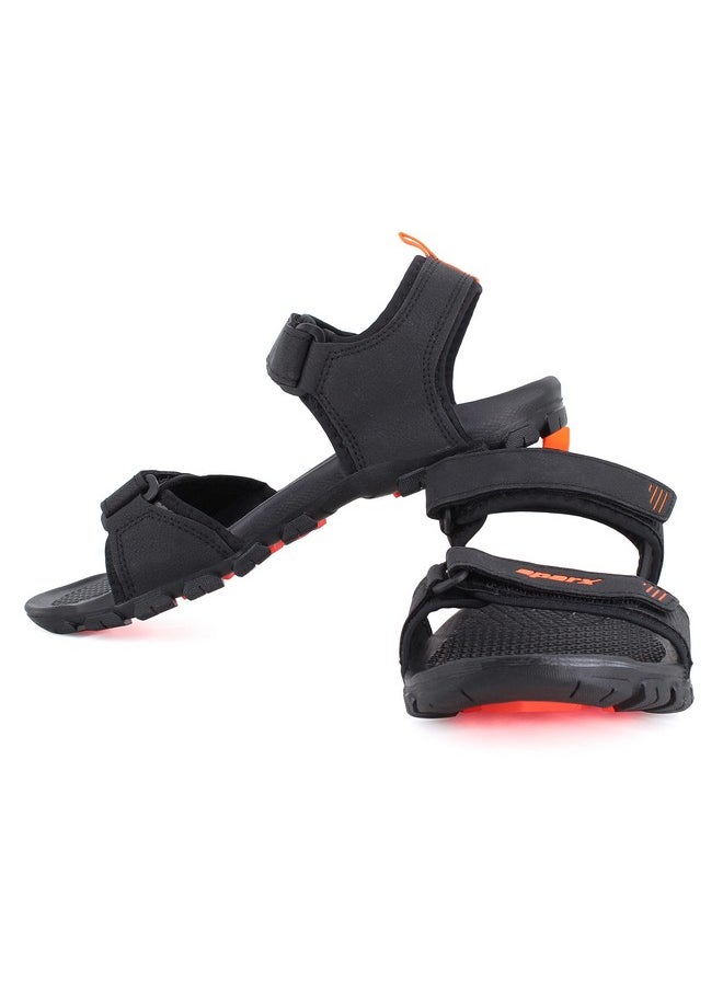 Sparx mens SS 561 | Latest, Daily Use, Stylish Floaters | Orange Sport Sandal - 10 UK (SS 561)