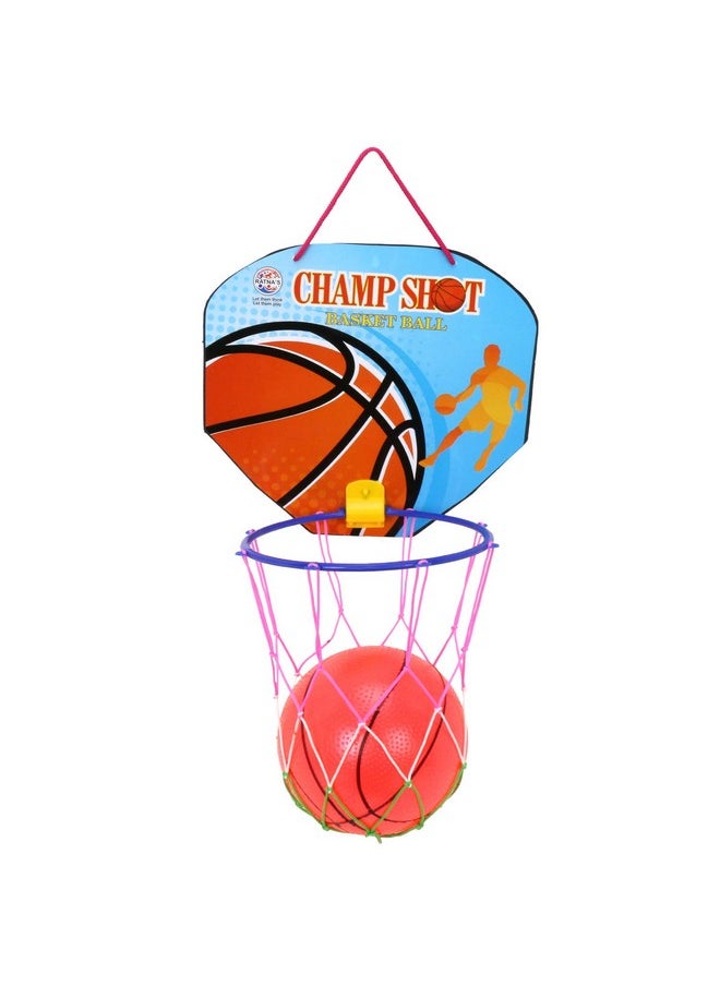 RATNAS Champ Shot Basket Ball Along with Ball for Kids