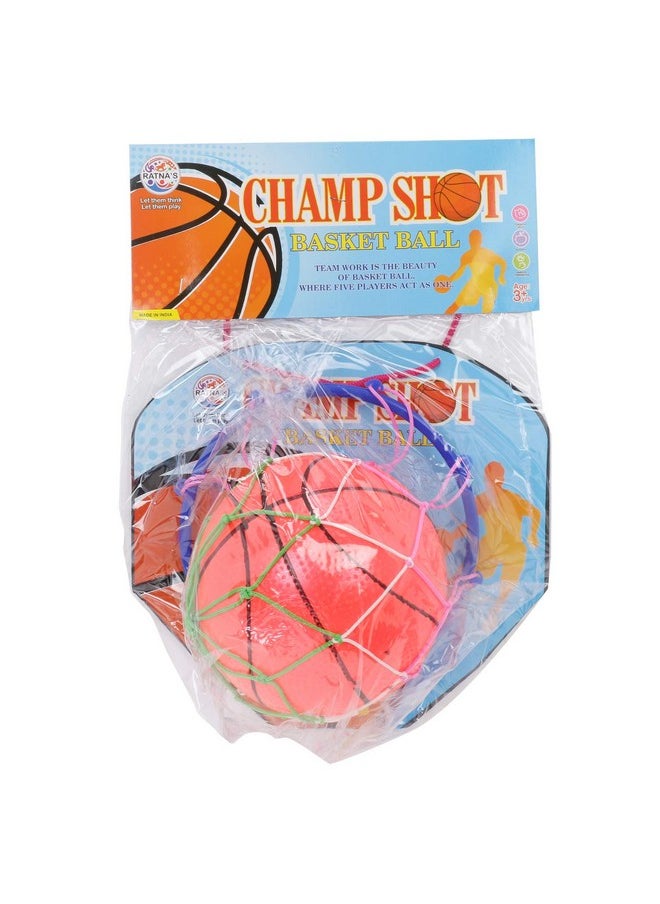 RATNAS Champ Shot Basket Ball Along with Ball for Kids