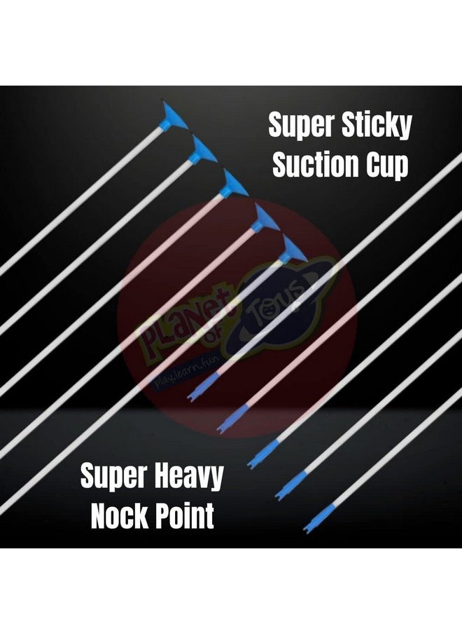 Planet Of Toys 10 Arrows for Archery Set for Kids (10 Spare Arrow) Outdoor/Indoor Target Game for Kids - (Blue)