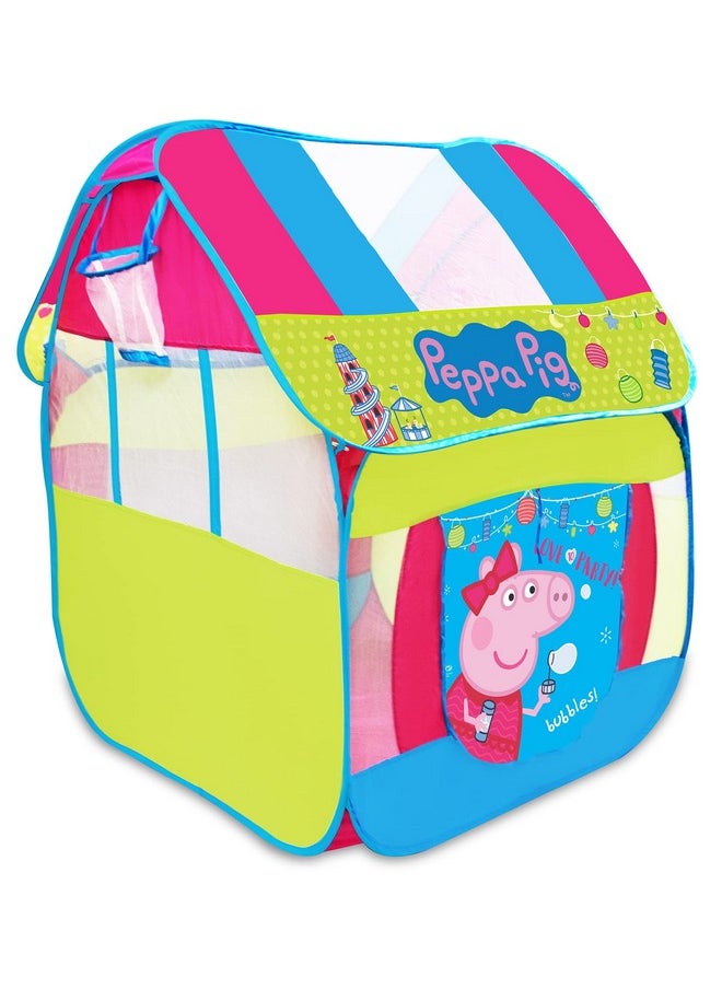 Itoys Peppa Pig Foldable Playhouse Tent For Kids- Big Pop-Up theme theme Play Tent For Toddler And Baby, Fill With Plastic Balls (Balls Not Included) (Peppa Pig Big Pop Up Tent, Multicolour)