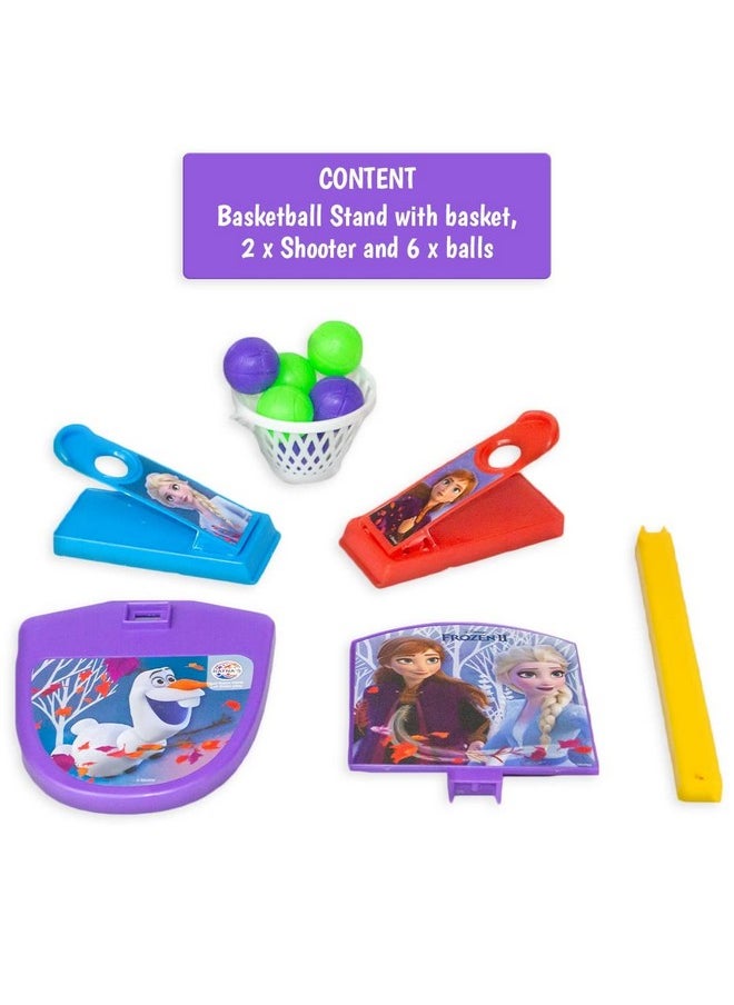 Ratna's Junior Basketball Frozen | Family Tabletop Indoor Game for 2 Players, Age 5+