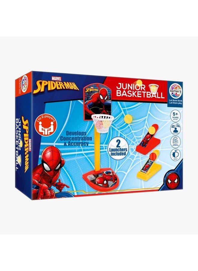 Ratna's Junior Basketball Spiderman | Family Tabletop Indoor Game for 2 Players Age 5 Year +