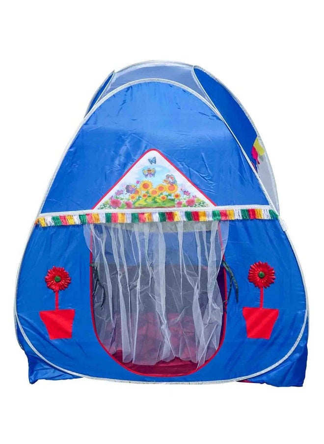 Homecute Igloo Type Foldable Popup Kid's Play Tent House (Window-Blue)