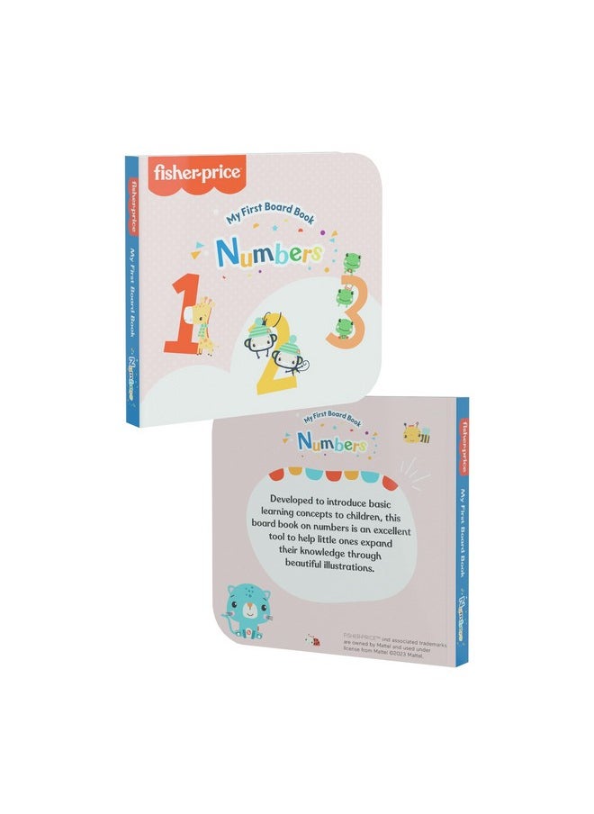 Fisher Price My First Numbers Puzzles and Board Book for 3+ Yrs Kids | 12 Puzzles with 2 Pcs Each and 1 Board Book