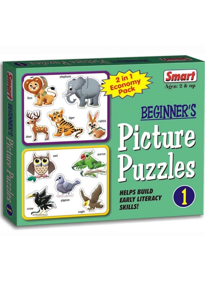Smart Kid - 1102 Beginner's Picture Puzzles - 1 (Multi-Color, 5 Pieces)