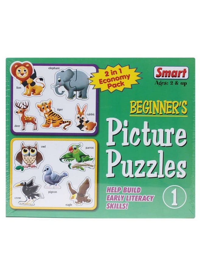 Smart Kid - 1102 Beginner's Picture Puzzles - 1 (Multi-Color, 5 Pieces)