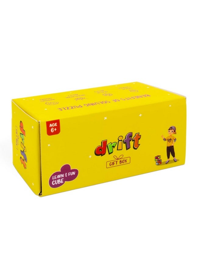 Cubelelo Drift 2x2 & 4x4 Black Gift Box | Smooth & Durable Puzzle Set for Enthusiasts and Beginners | Perfect for Kids & Adults, Ultimate Brain-Teasing Fun