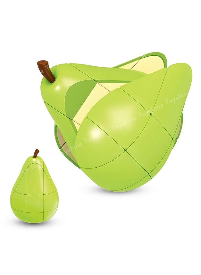 Toyshine Pear Shaped Magic Speed Cube 3x3, Stress Relief Toys for Adults & Children, Cube Educational Creative Puzzle Toys Gifts for Kids Boys Girls Age 3 +
