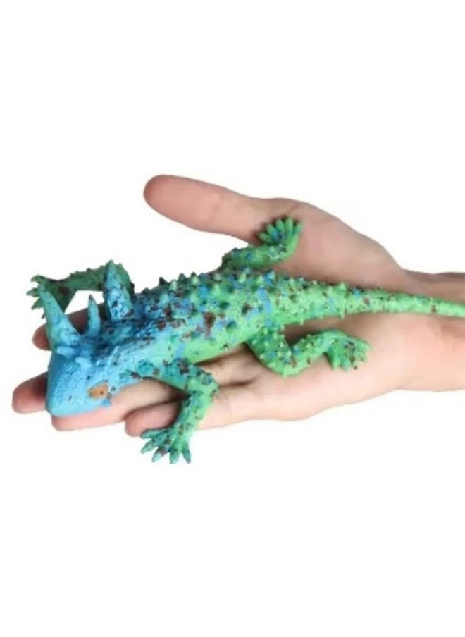 SUPER TOY Reptile Toy for Kids Realistic Gecko Lizard Figurine Rubber Animal Cold Blooded Lifelike Soft Prank Toys Educational Gift Boys Girls