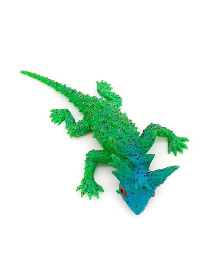SUPER TOY Reptile Toy for Kids Realistic Gecko Lizard Figurine Rubber Animal Cold Blooded Lifelike Soft Prank Toys Educational Gift Boys Girls