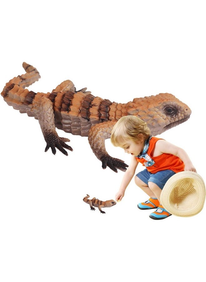 SUPER TOY Reptile Toy for Kids Realistic Gecko Lizard Figurine Rubber Animal Cold Blooded Lifelike Soft Prank Toys Educational Gift Boys Girls
