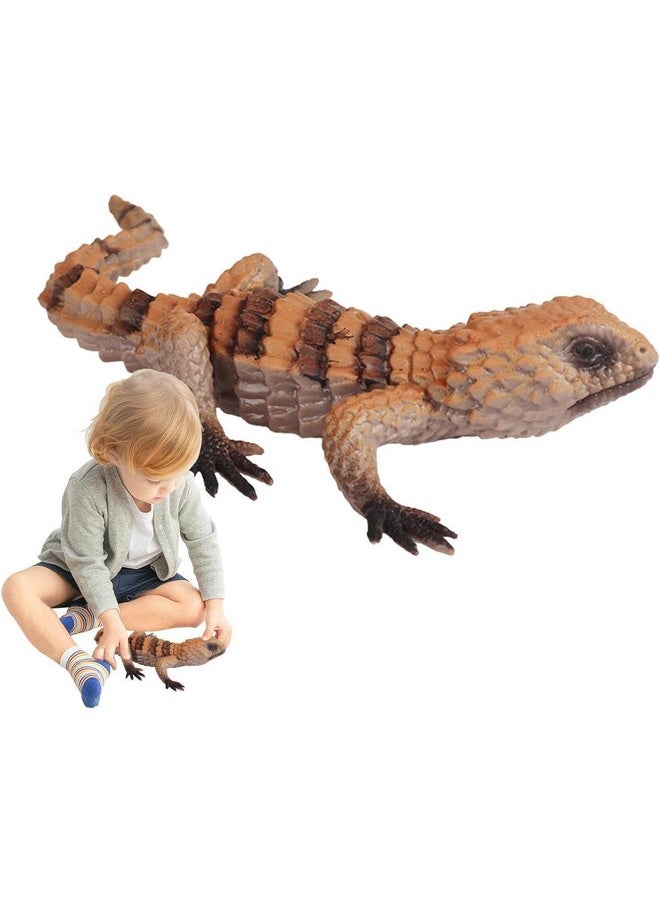SUPER TOY Reptile Toy for Kids Realistic Gecko Lizard Figurine Rubber Animal Cold Blooded Lifelike Soft Prank Toys Educational Gift Boys Girls
