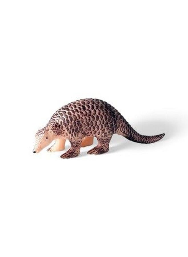 SUPER TOY Realistic Pangolin Animal Figure Toy Set for Boys and Girls, Educational Cold Blooded Soft Animal Set Props Prank Toy Lifelike Animal Replica
