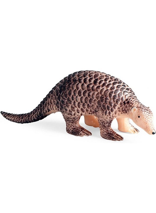SUPER TOY Realistic Pangolin Animal Figure Toy Set for Boys and Girls, Educational Cold Blooded Soft Animal Set Props Prank Toy Lifelike Animal Replica
