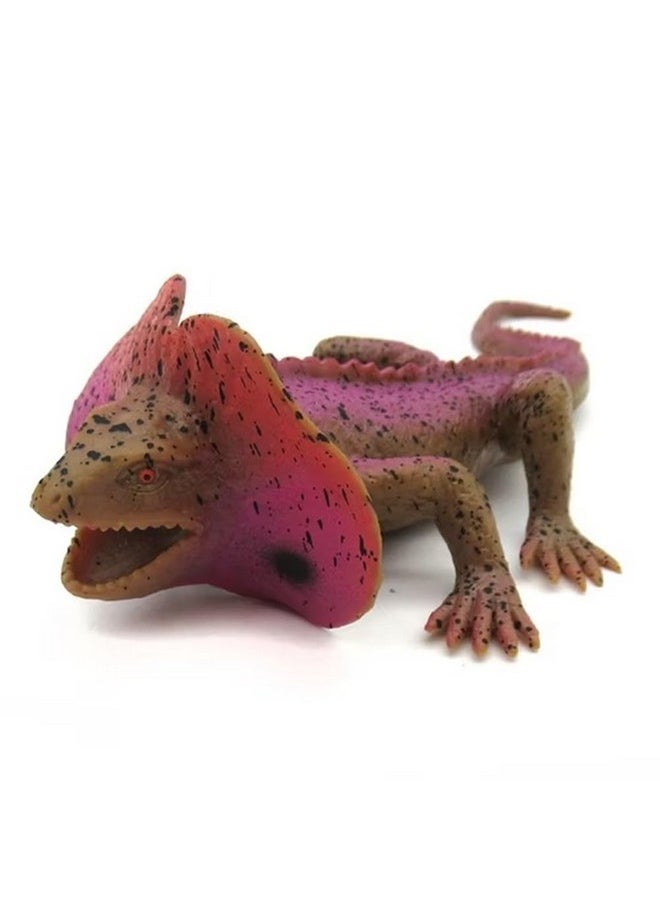 SUPER TOY Reptile Toy for Kids Realistic Gecko Lizard Figurine Rubber Animal Cold Blooded Lifelike Soft Prank Toys Educational Gift Boys Girls