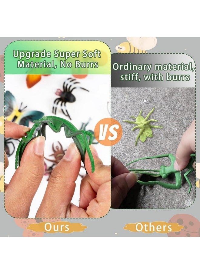 SUPER TOY 10 Insect Bug Figurines Animals Educational Action Toys Play Set for Kids Boys and Girls Birthday Gift
