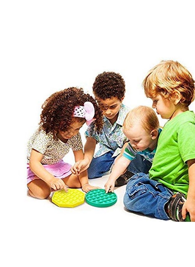 LIVYU LIFE Push pop Bubble Fidget Toy, Stress Relief and Anti-Anxiety Tools Sensory Toy for Autism ADHD to Relieve Stress for Kids and Adults (Heart-Green)