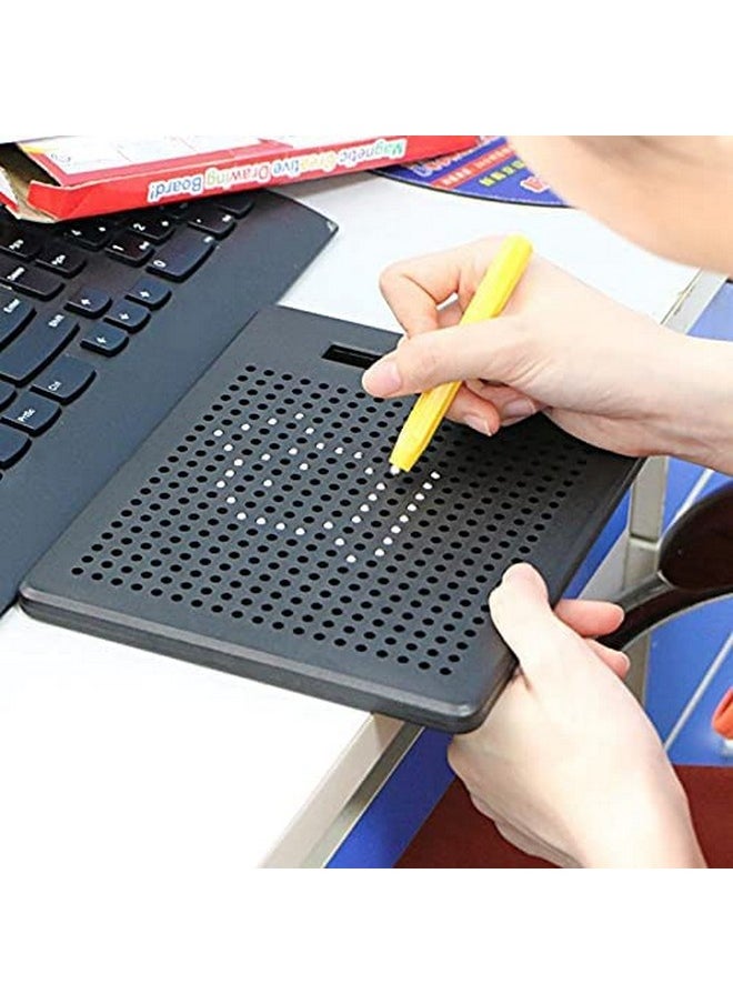 Famous Quality® Mag Drawing Pad Educational Toy - Magnetic Board Sketch Pad for Kids, Draw Freely Magnetic Doodle Pad with Metal Balls for 3+ Kids, (Pack of 1, Multicolor)