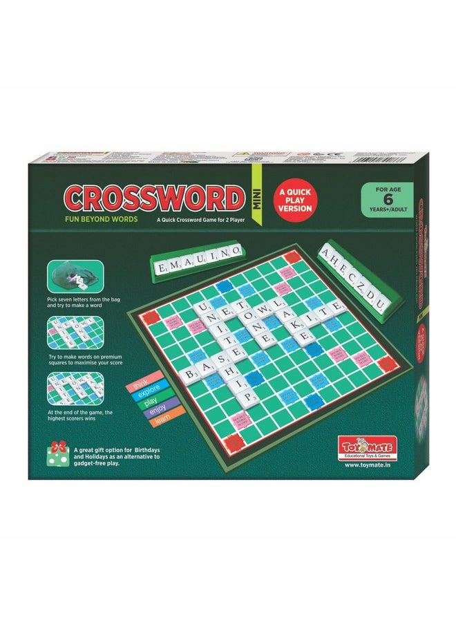 toymate Family Board Indoor Games for Kids & Adults (Travel Crossword)