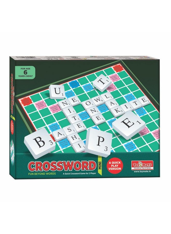 toymate Family Board Indoor Games for Kids & Adults (Travel Crossword)
