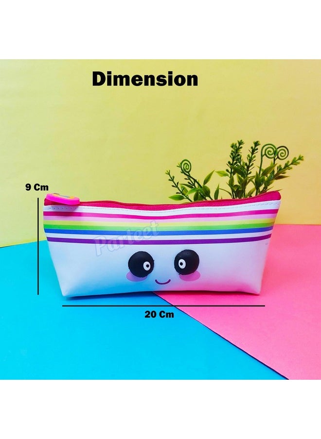 PARTEET 6 Pcs Return Gifts Birthday Party For Kids - Soft School Pencil Pouch Stationary Case Box | Birthday Party Return Gift For Children,Multicolor