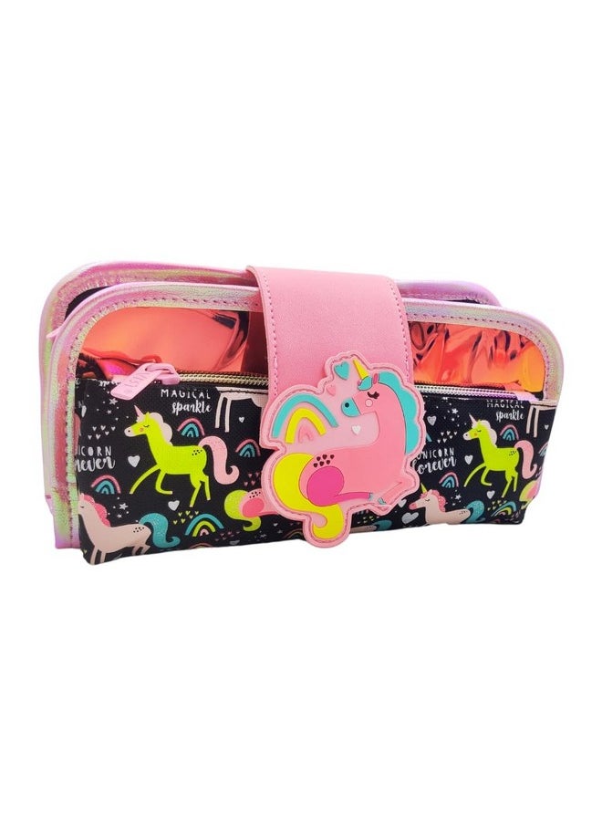 PLUSPOINT Unicorn Pencil Case Large Capacity Pencil Pouch, Unicorn Pencil Bag, Aesthetic Pencil Case Pouch, Cute Pencil Case for Kids Students, Unicorn Pencil Case for School, Stationery Storage Bag