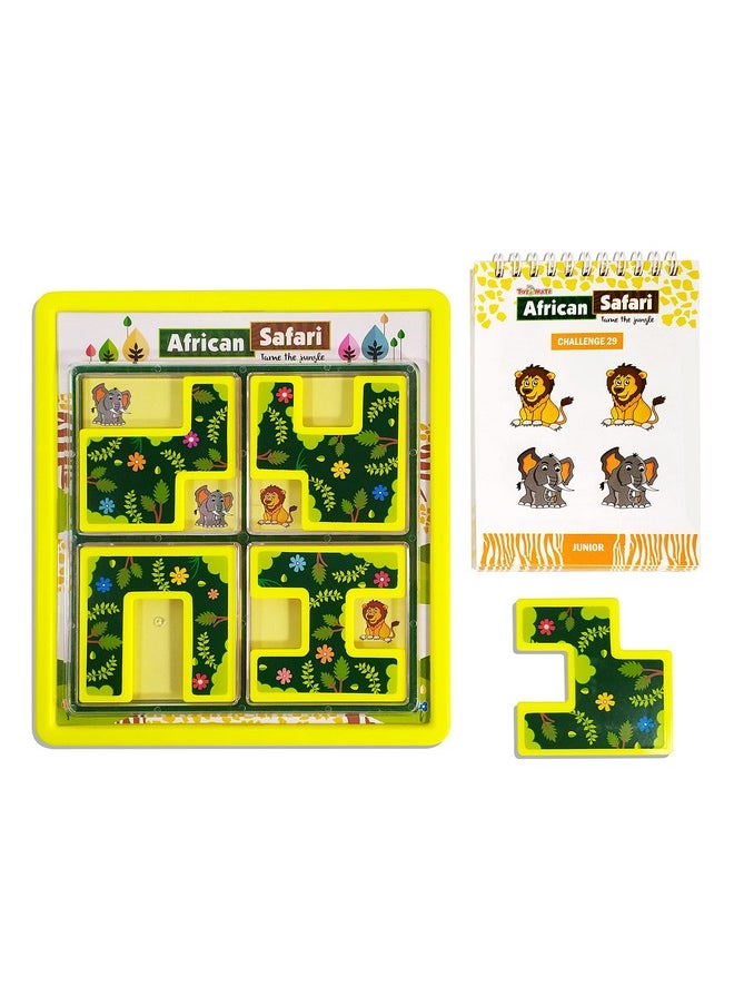 toymate African Safari - A Smart Fun Activity Games Toys Brain IQ Development Puzzles for Kids 4 5 6 7 8 (African Safari)