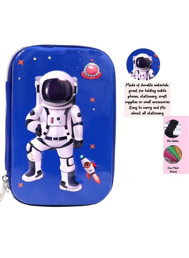 Parteet Premium Pencil Box for Girls Unicorn Club 3D Eva Hardtop Pencil Pouches, Pen Holder(A)