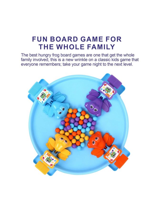 Toy Zone Frog Eat Beans Game-4 Players | Eat The Beans | Hungry Frog Game for Kids | Multiplayer Games | Game for Players | Board Game