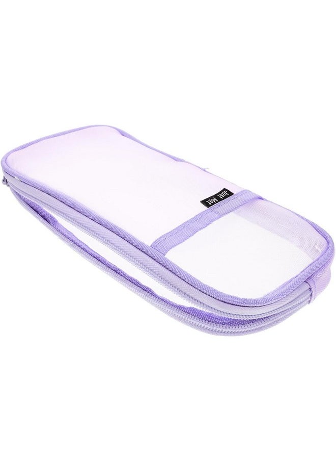 EASTHILL Big Capacity Pencil Case Large Pencil Pouch Stationery Pen Bag for Teen Girls (Pencil, PURPAL)